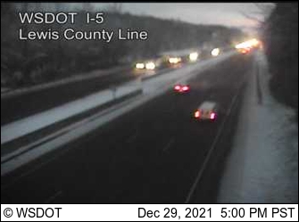 WSDOT Camera of Lewis County Line