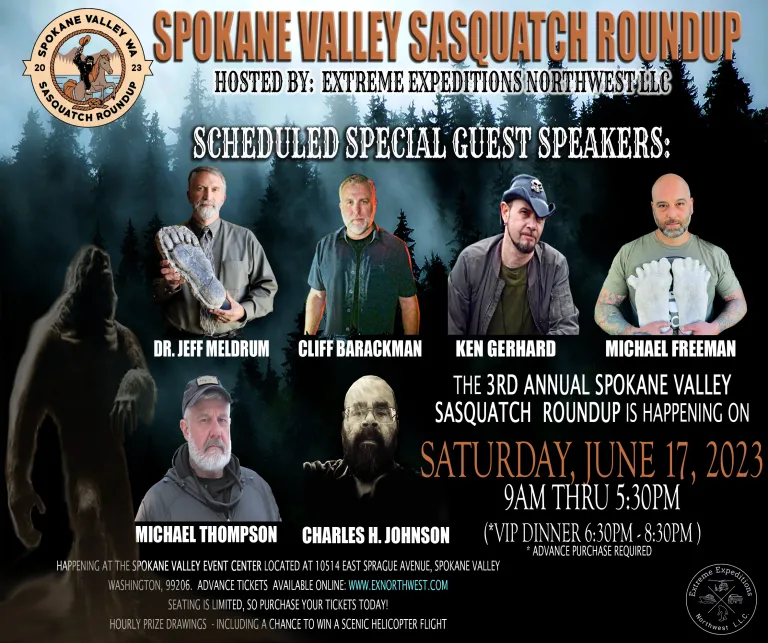 3rd Annual Spokane Valley Washington Sasquatch Roundup